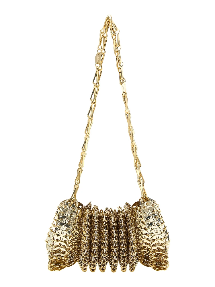 Gold Stainless Steel Shoulder Bag