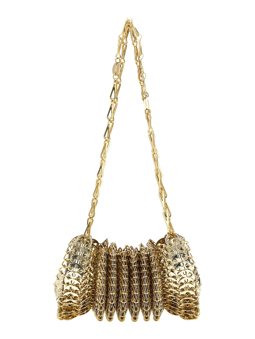Gold Stainless Steel Shoulder Bag