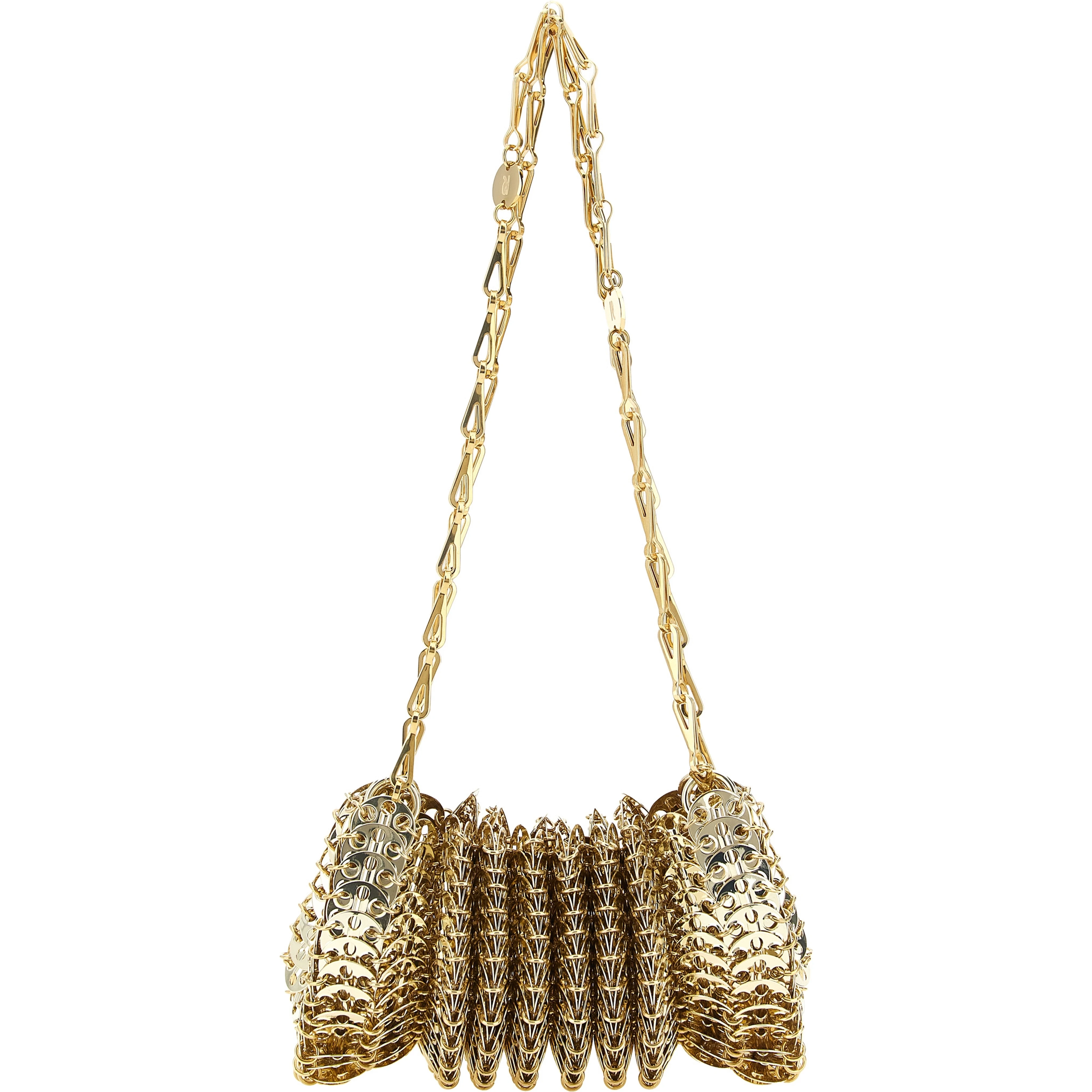 Gold Stainless Steel Shoulder Bag