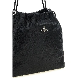 Black Polyethylene Shoulder Bag