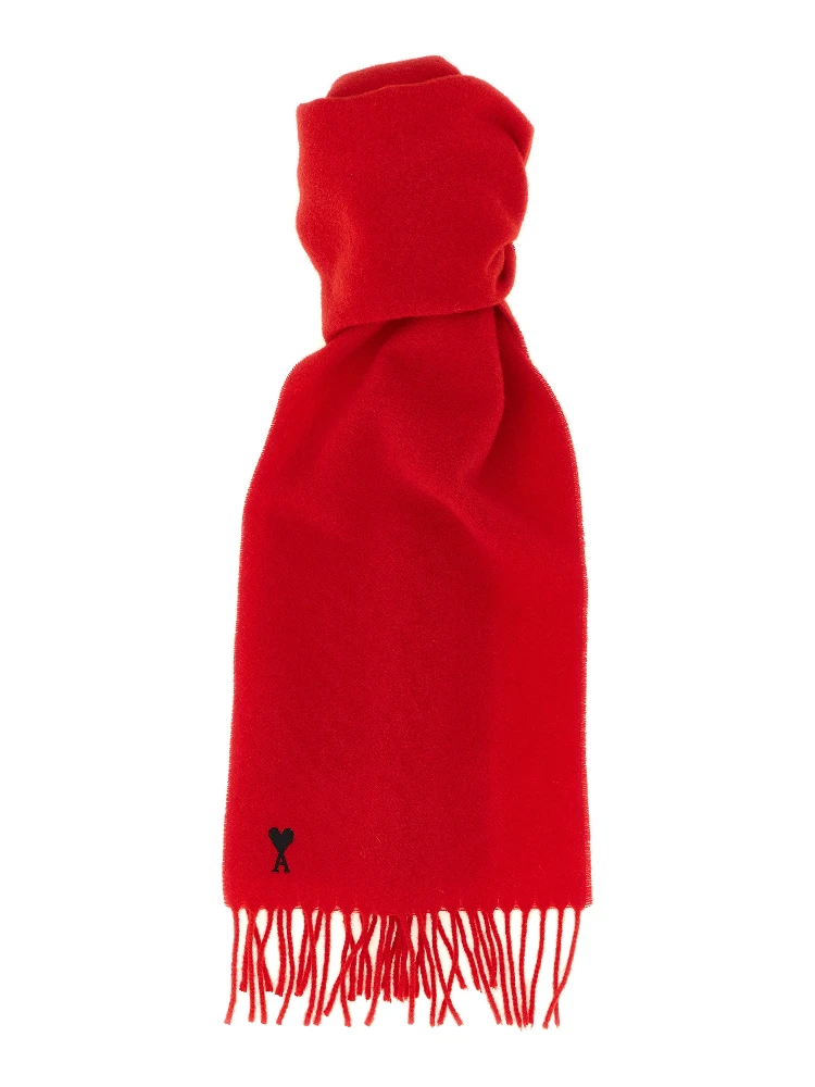 Red Wool Scarf