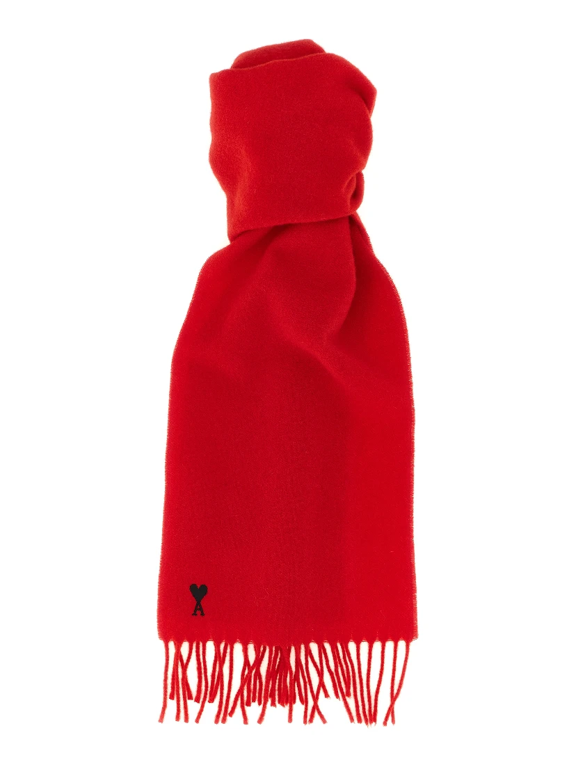Red Wool Scarf