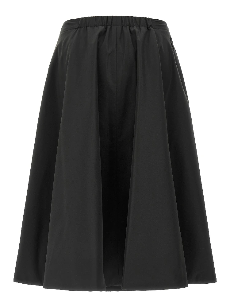 Black Polyester Midi Skirt alternative