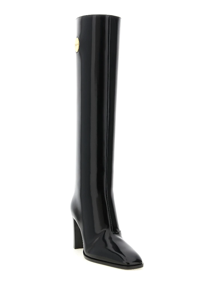 Black Calfskin Over The Knee alternative