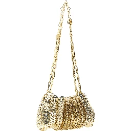 Gold Stainless Steel Shoulder Bag