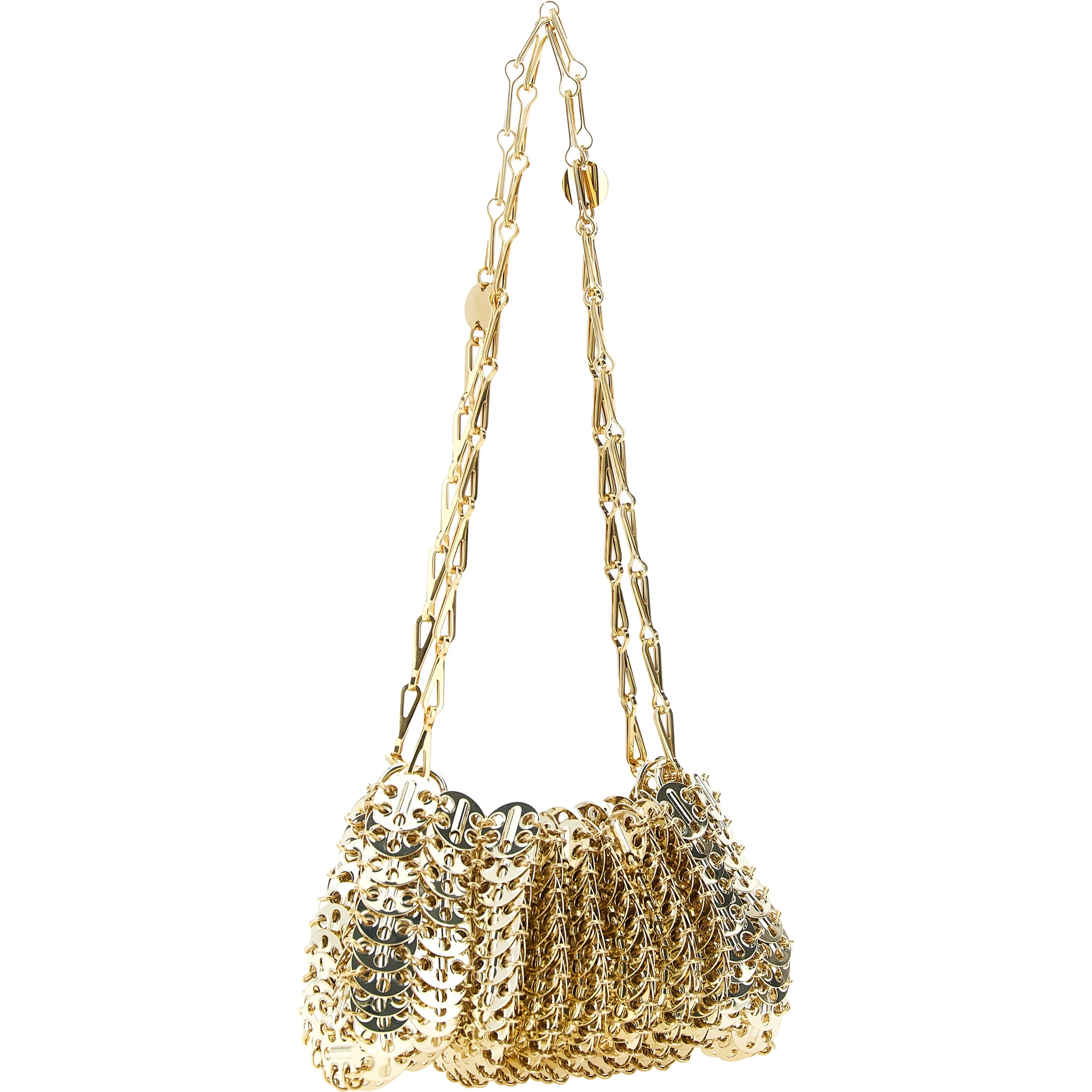 Gold Stainless Steel Shoulder Bag