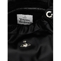 Black Polyethylene Shoulder Bag