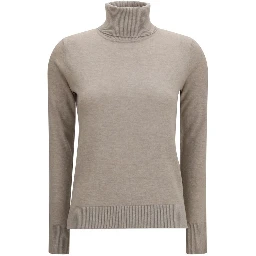 Beige Wool Oves Aries Turtleneck