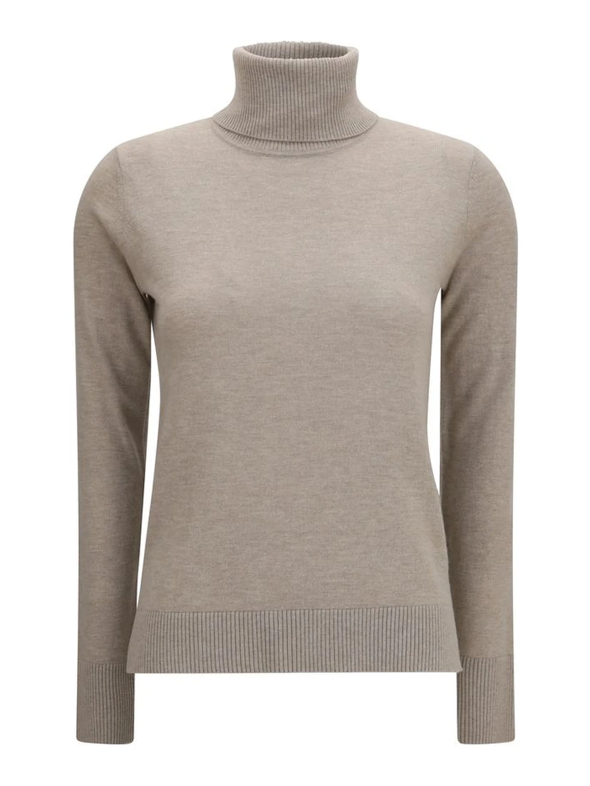 Beige Wool Oves Aries Turtleneck