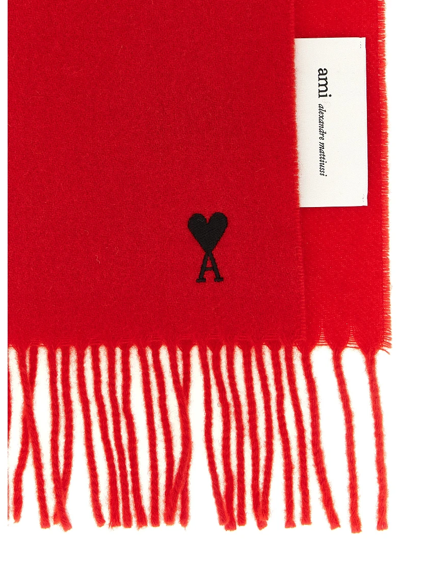 Red Wool Scarf