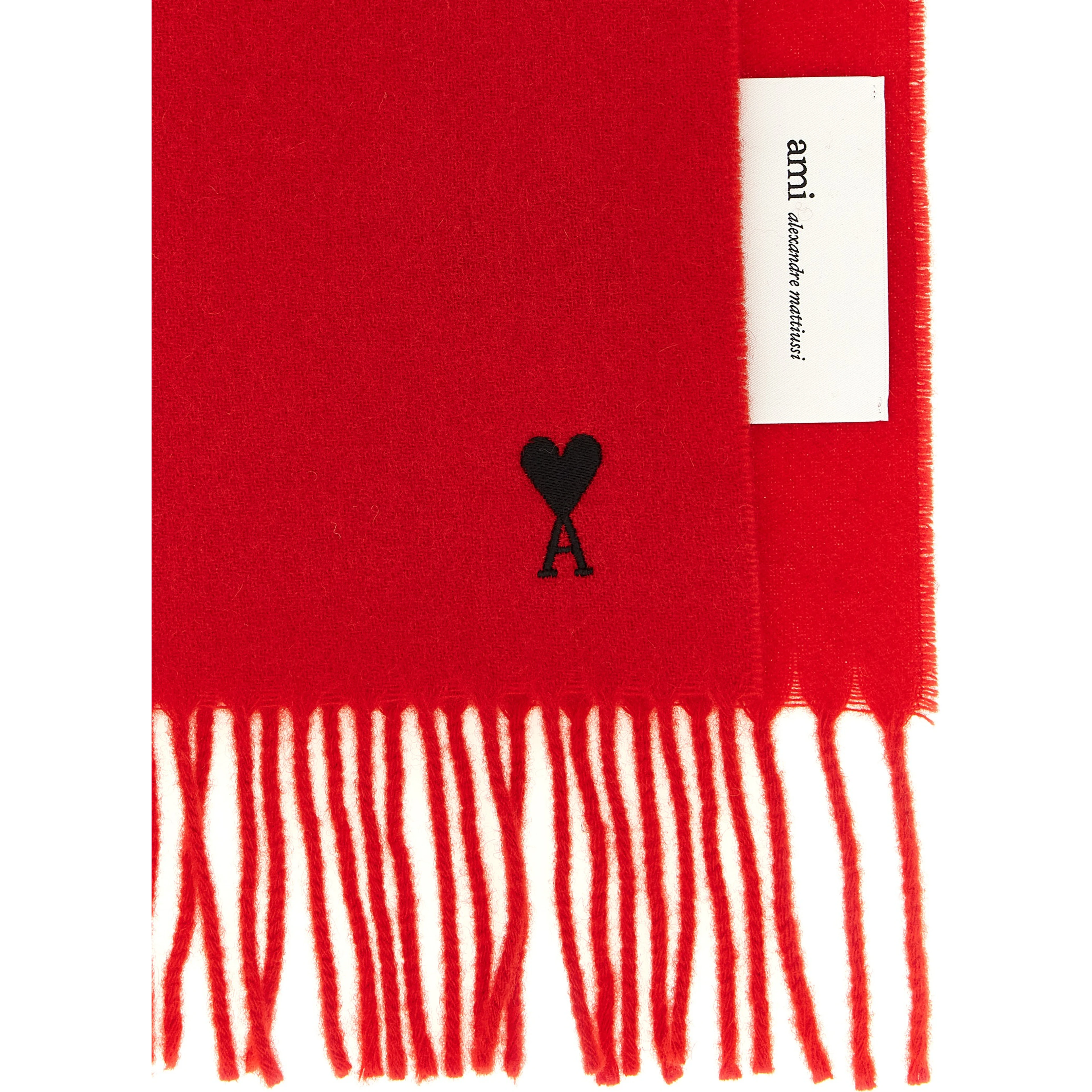 Red Wool Scarf