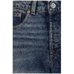 Blue Cotton Relaxed Fit Jeans