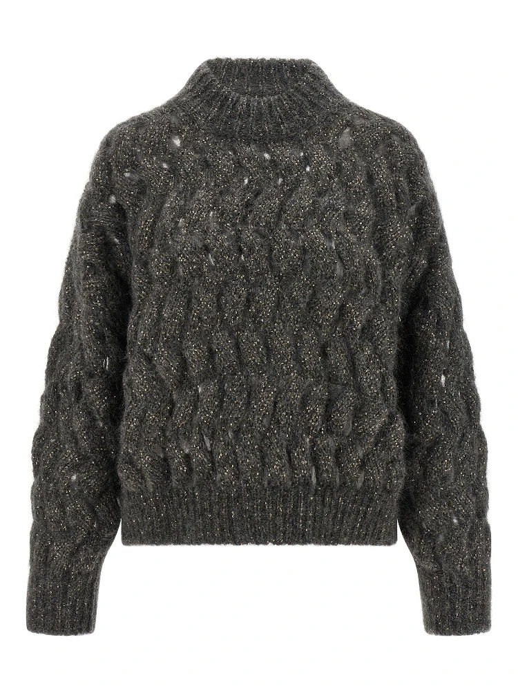 Gray Wool Cardigan