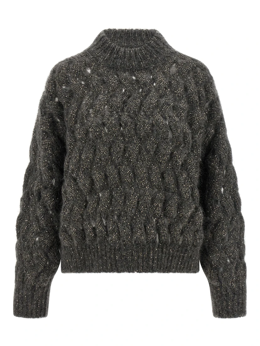 Gray Wool Cardigan
