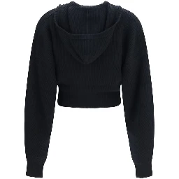 Black Wool Oves Aries Cardigan