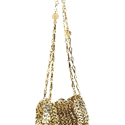 Gold Stainless Steel Shoulder Bag