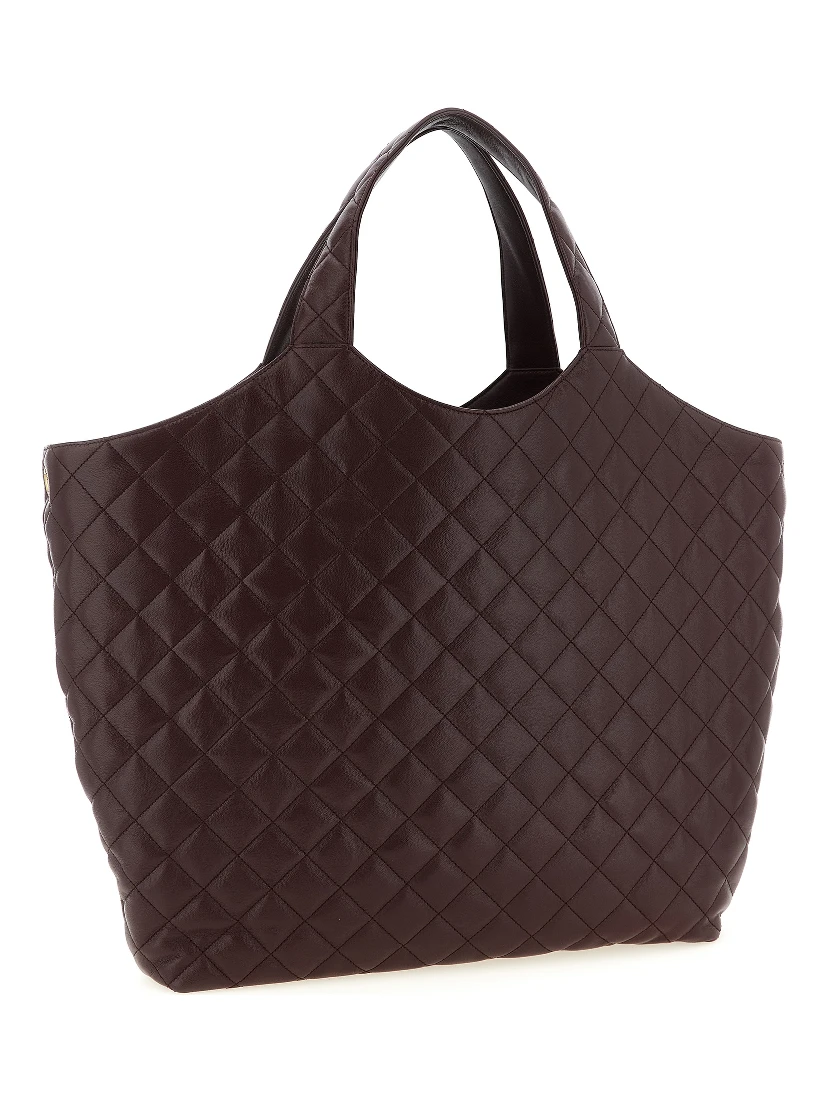 Bordeaux Lamb Leather Tote Bag