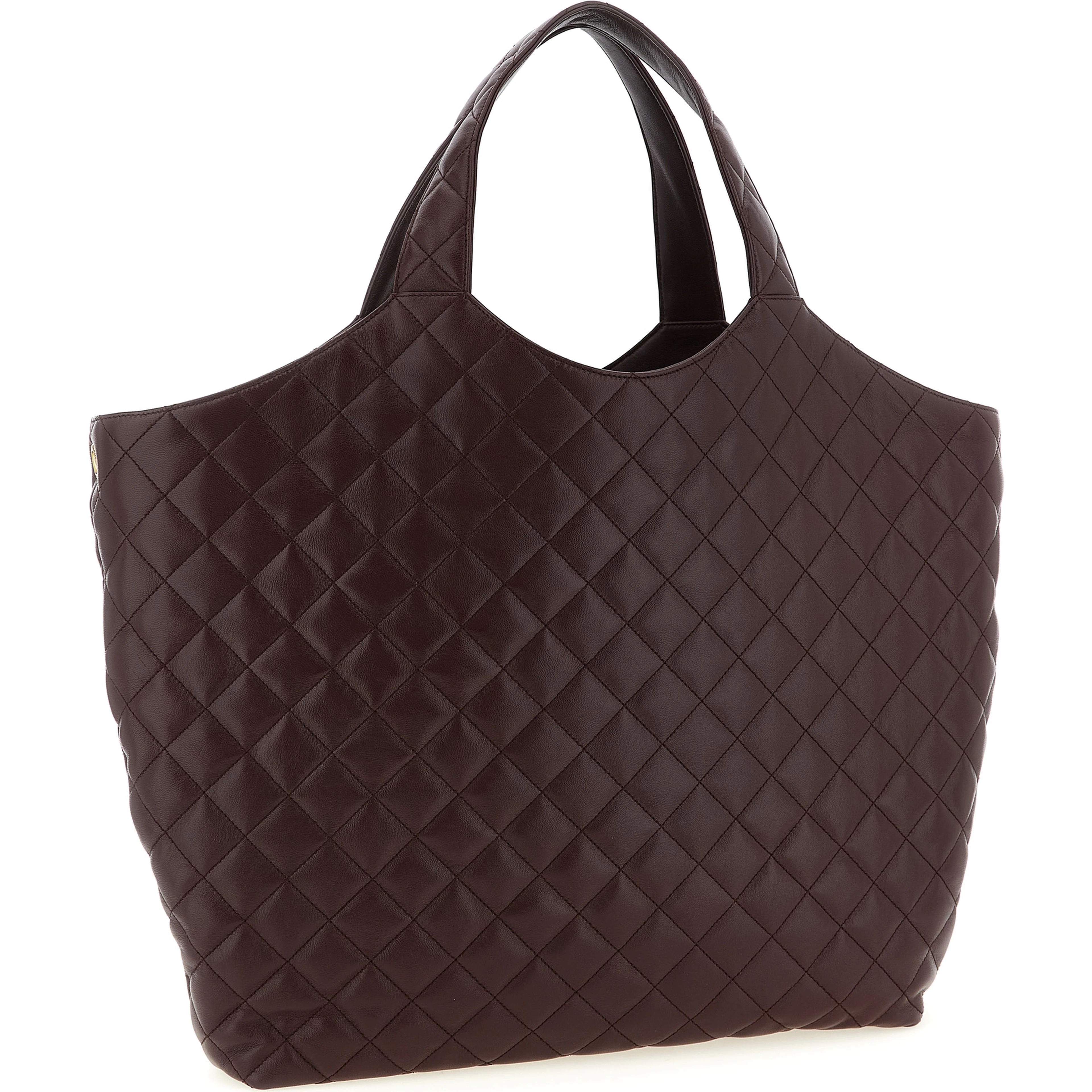 Bordeaux Lamb Leather Tote Bag