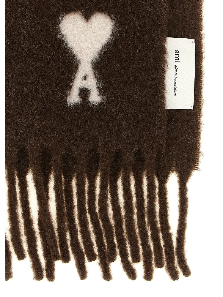 Brown Alpaca Leather Foulard alternative