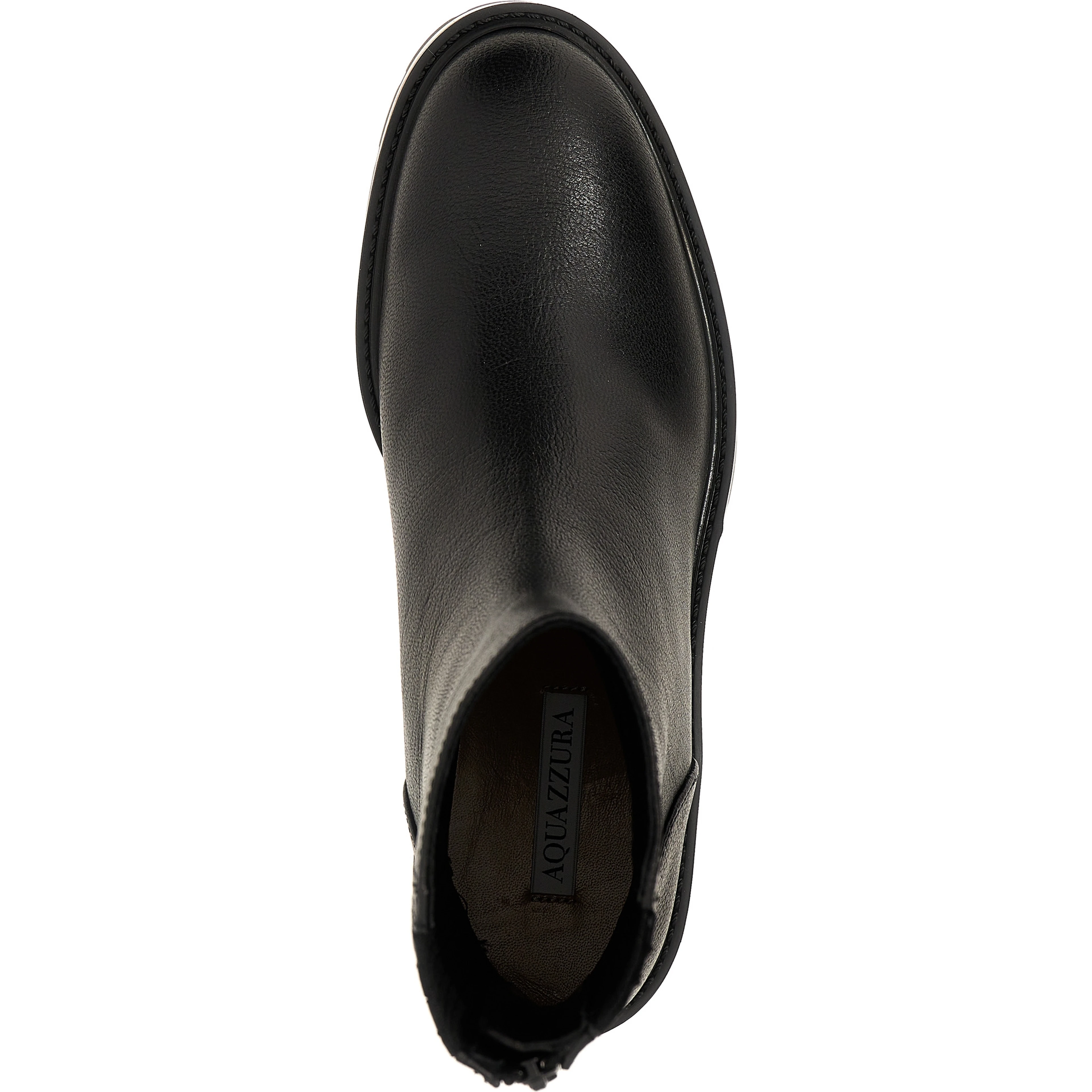 Black Calfskin Ankle Boots