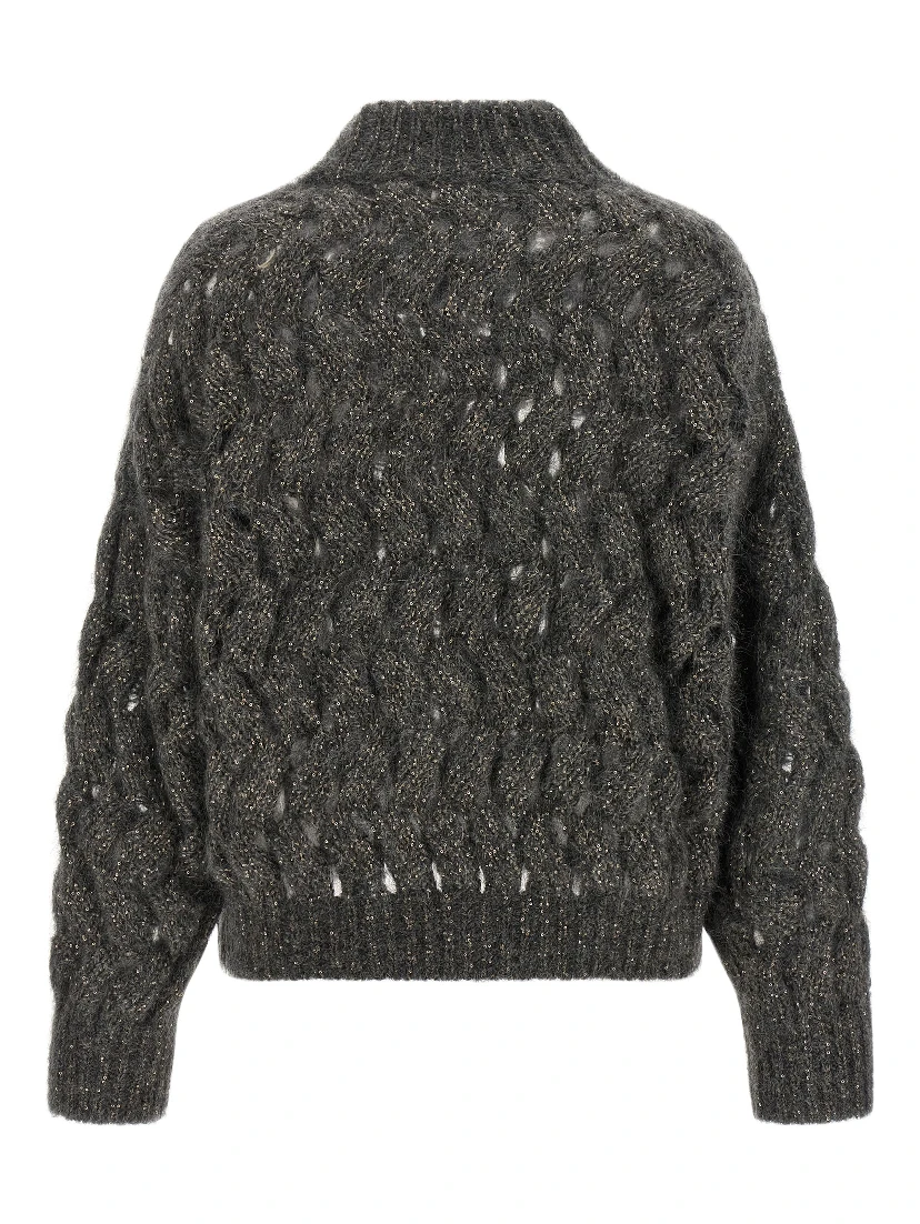 Gray Wool Cardigan