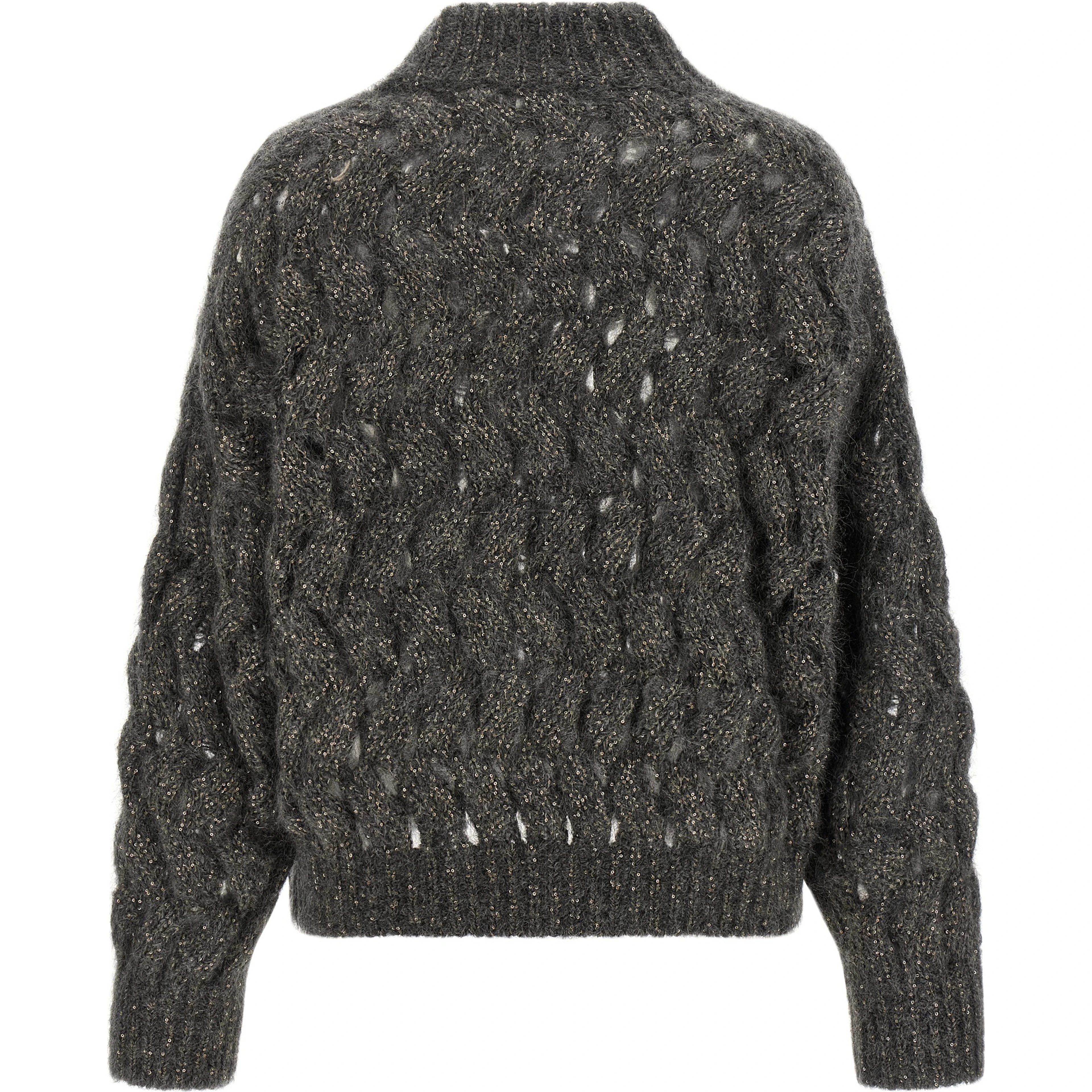 Gray Wool Cardigan