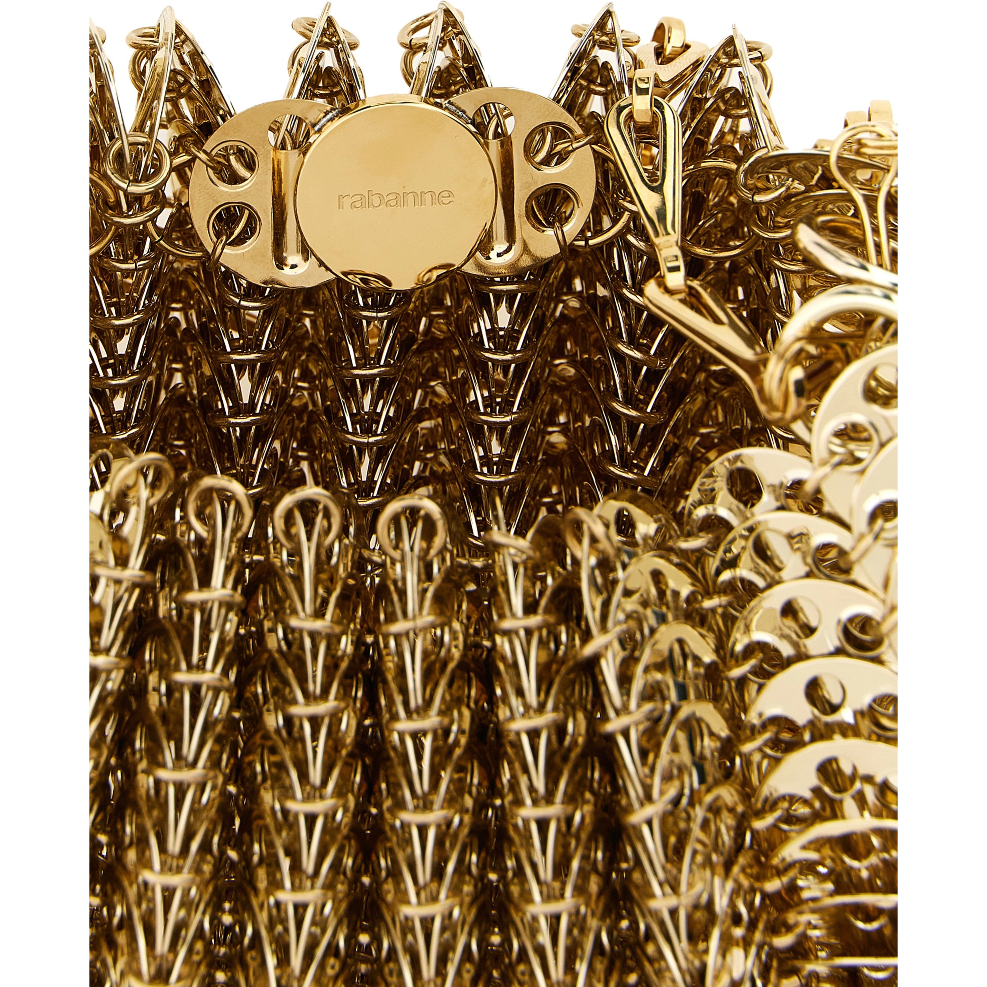 Gold Stainless Steel Shoulder Bag