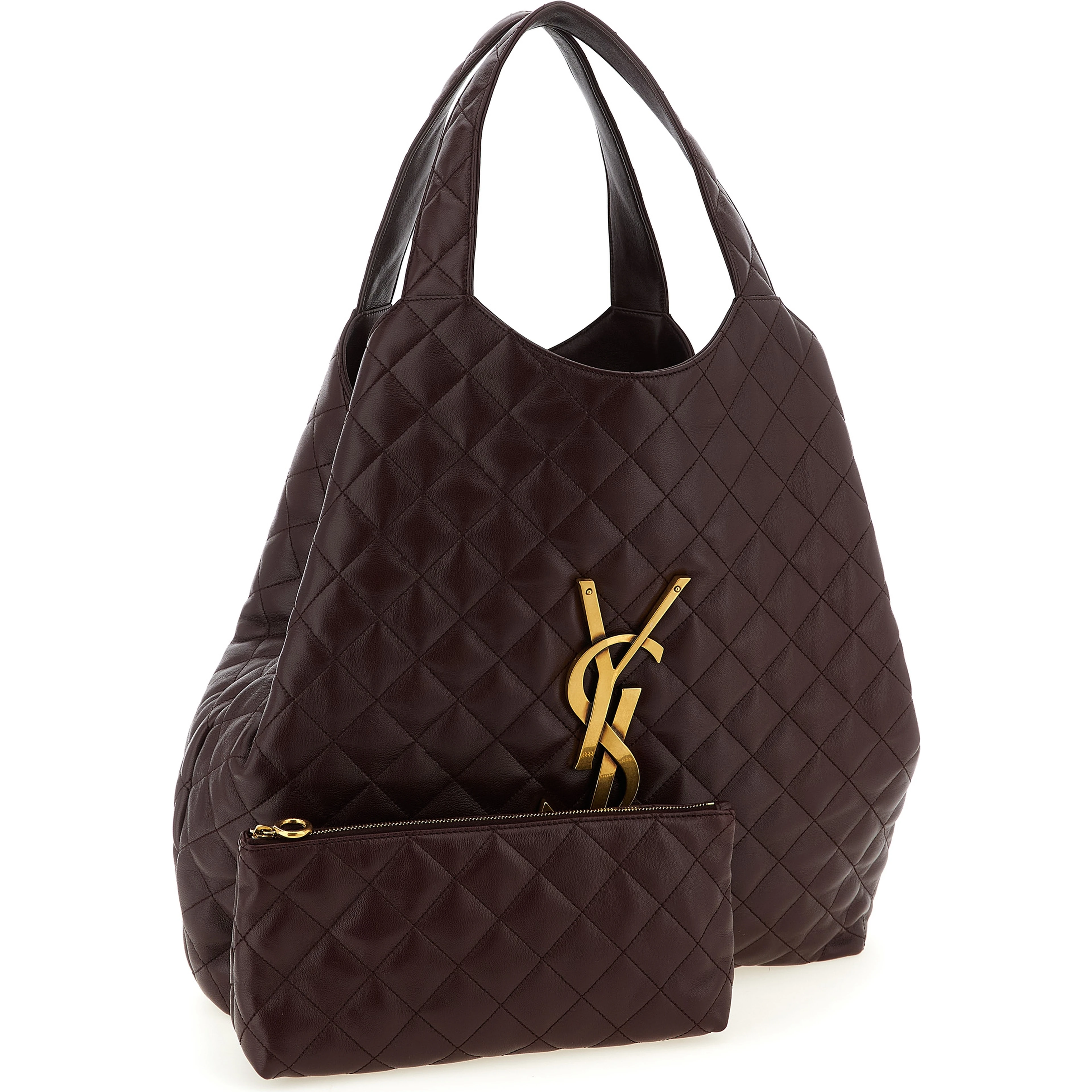 Bordeaux Lamb Leather Tote Bag