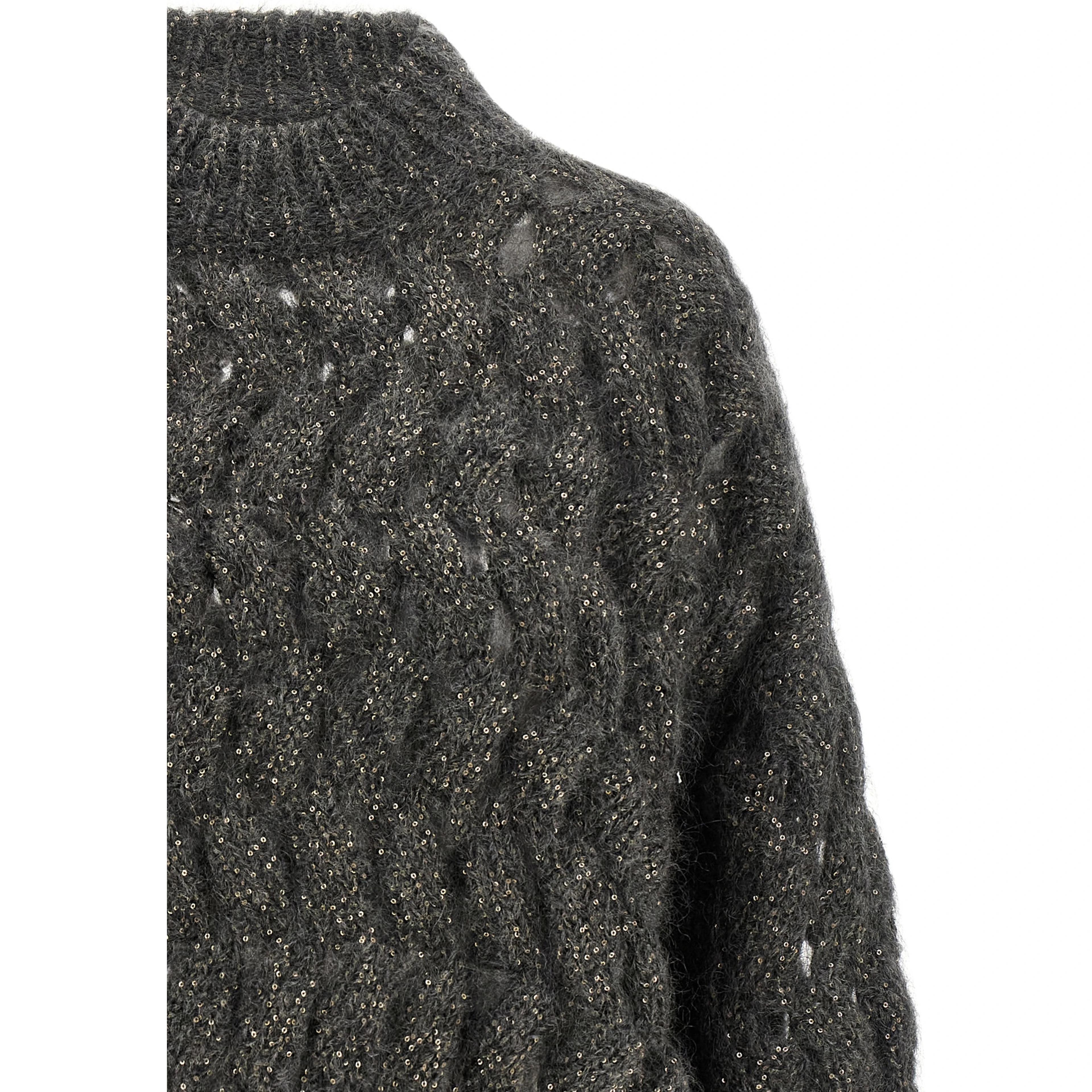 Gray Wool Cardigan