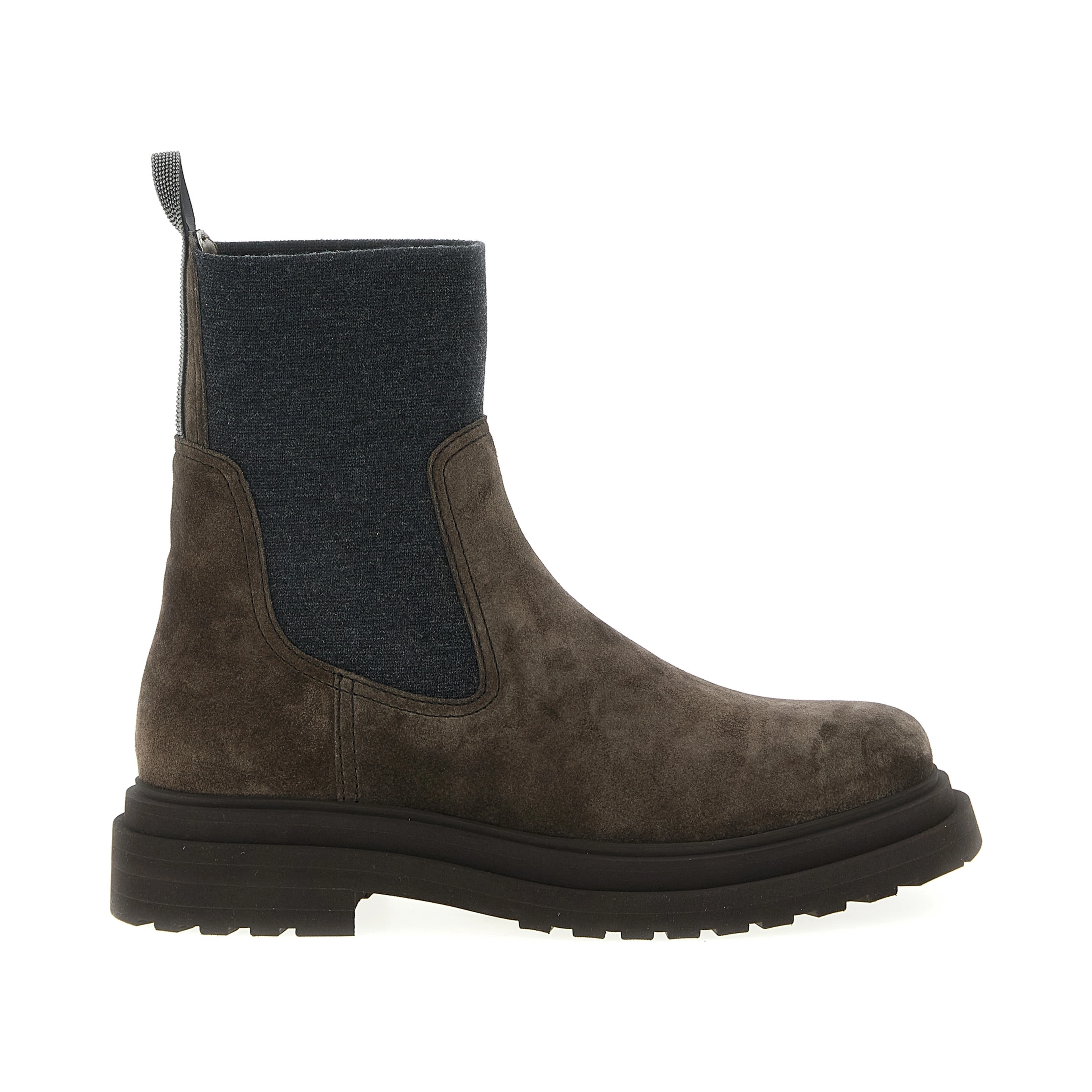 Brown Calfskin Ankle Boots