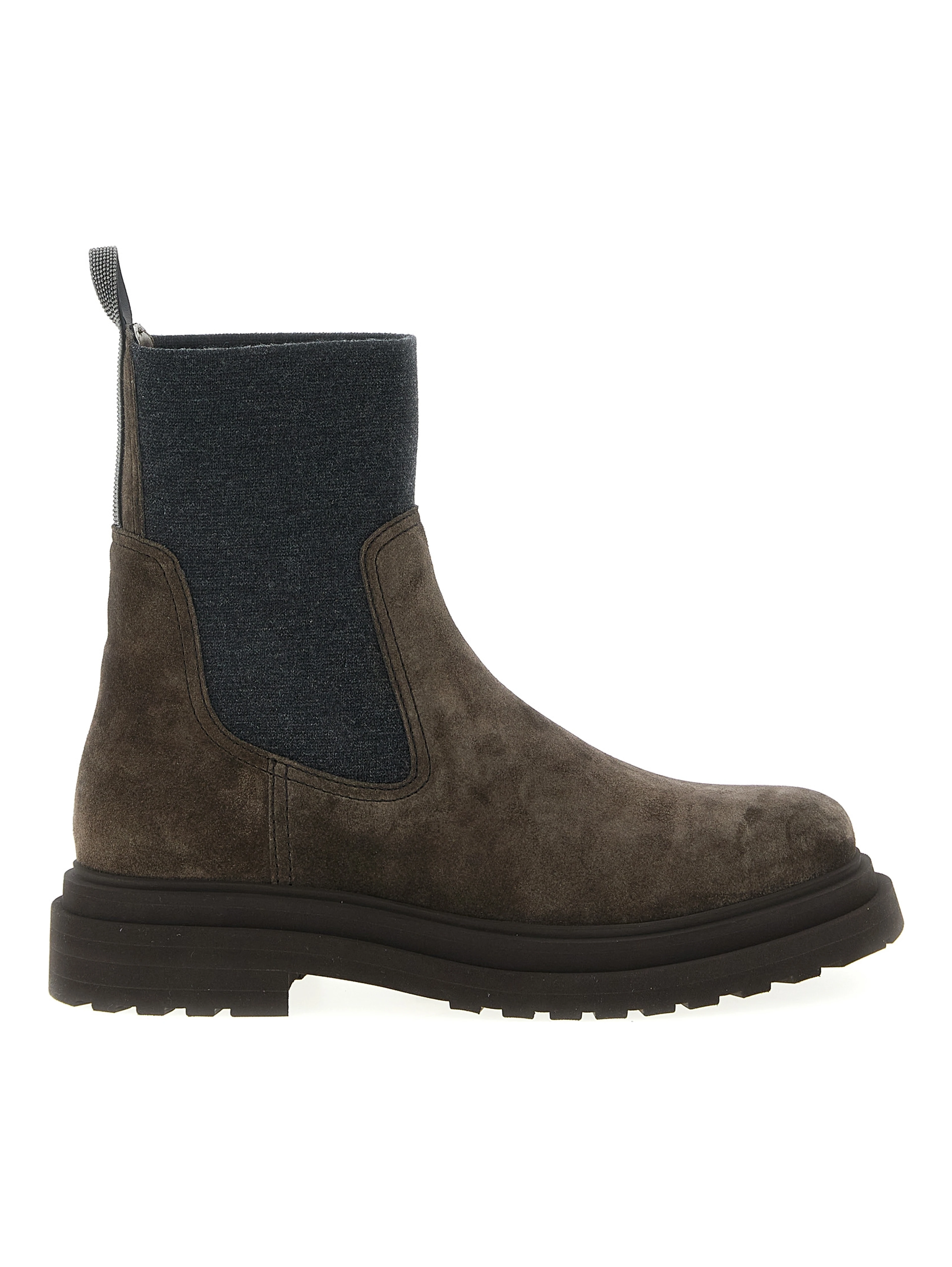 Brown Calfskin Ankle Boots