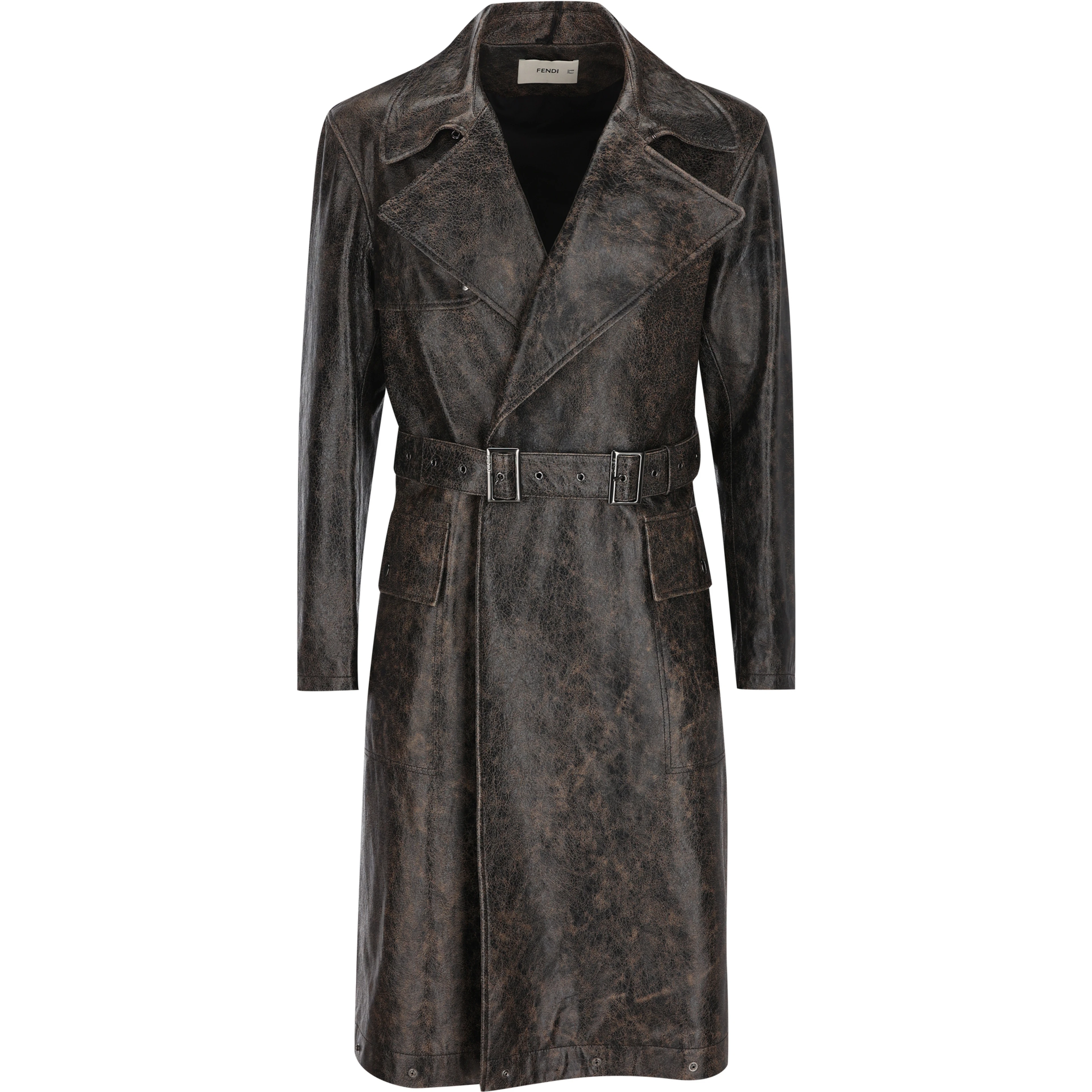 Fendi Coats Brown