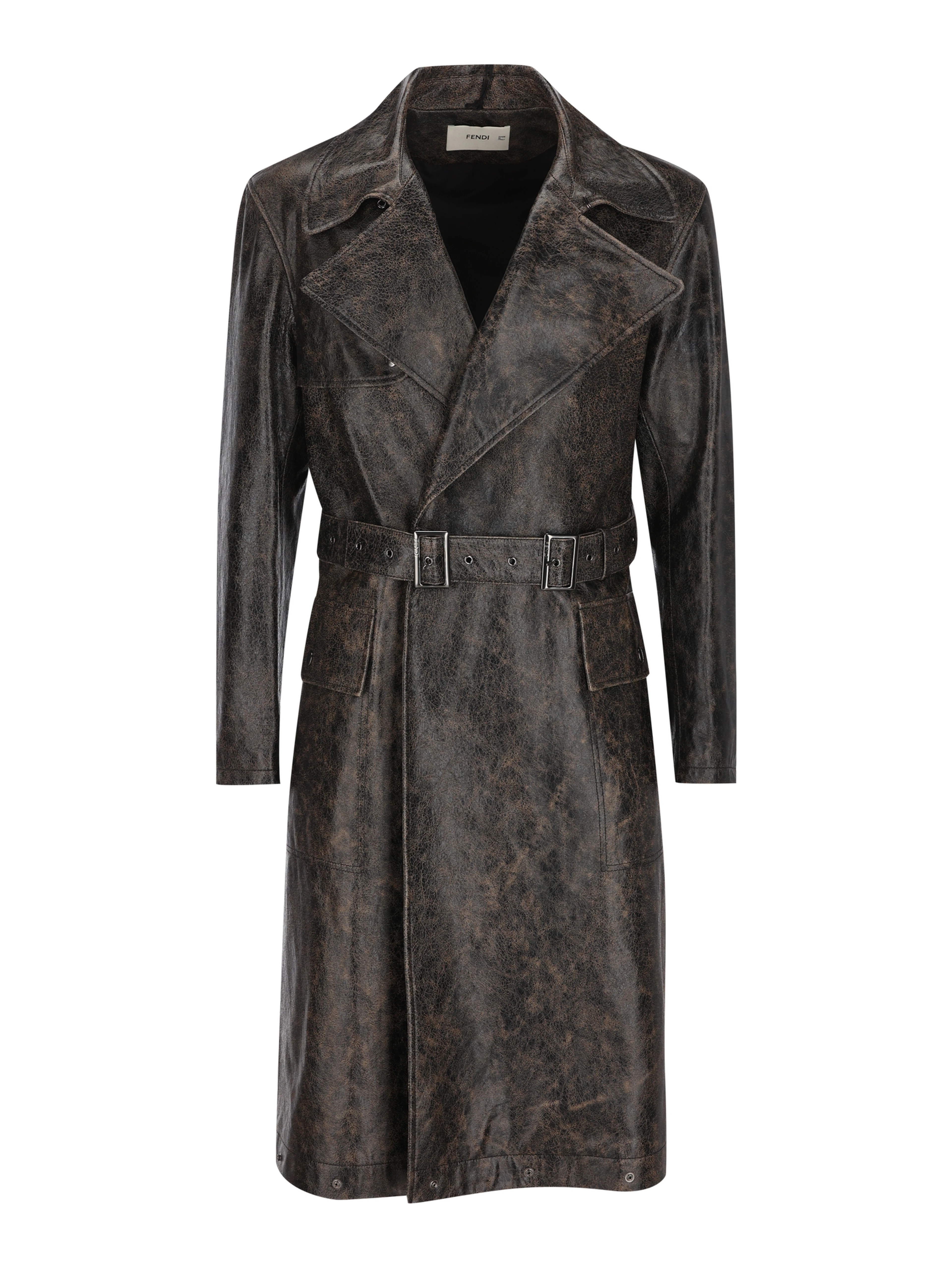 Fendi Coats Brown