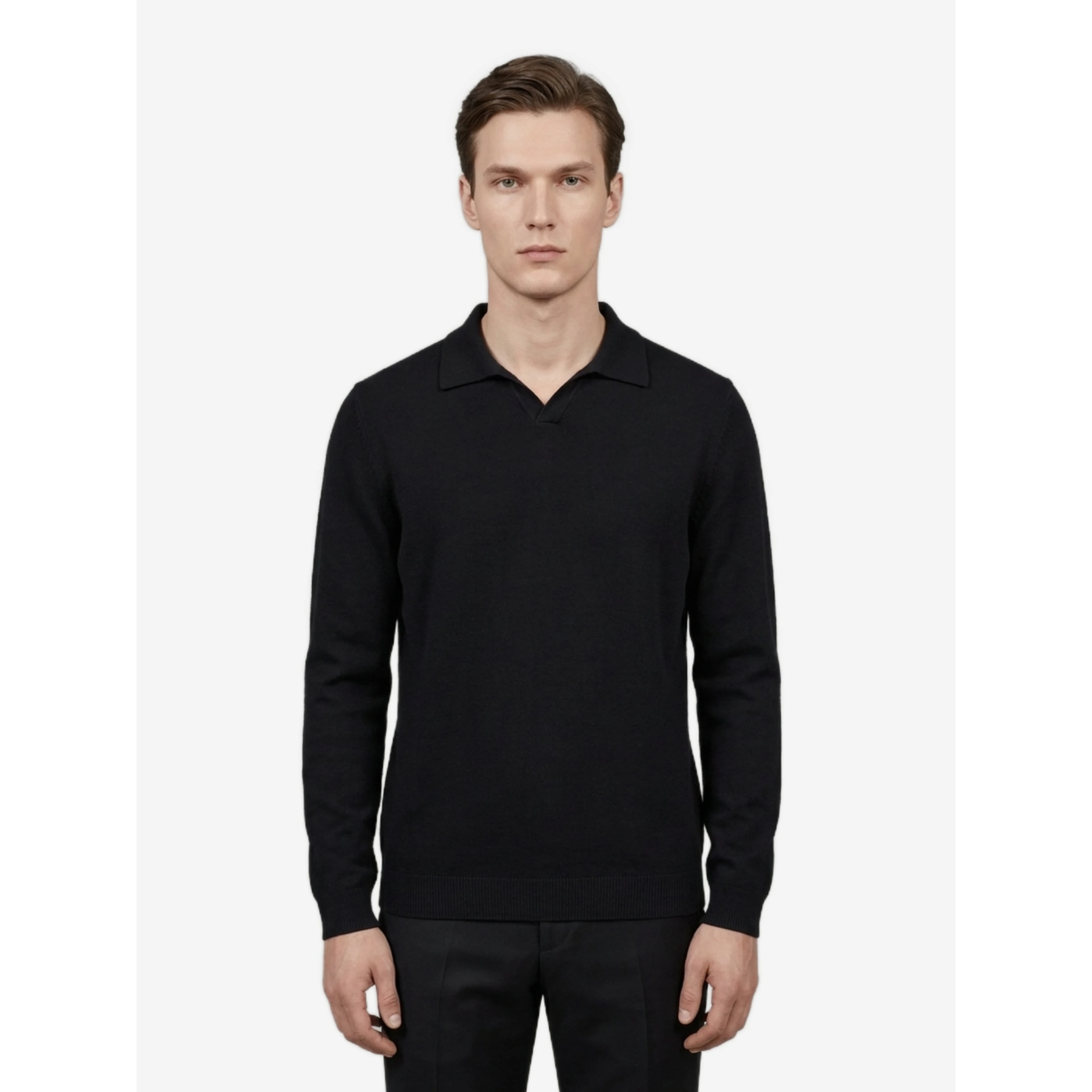 Black Ripley polo shirt