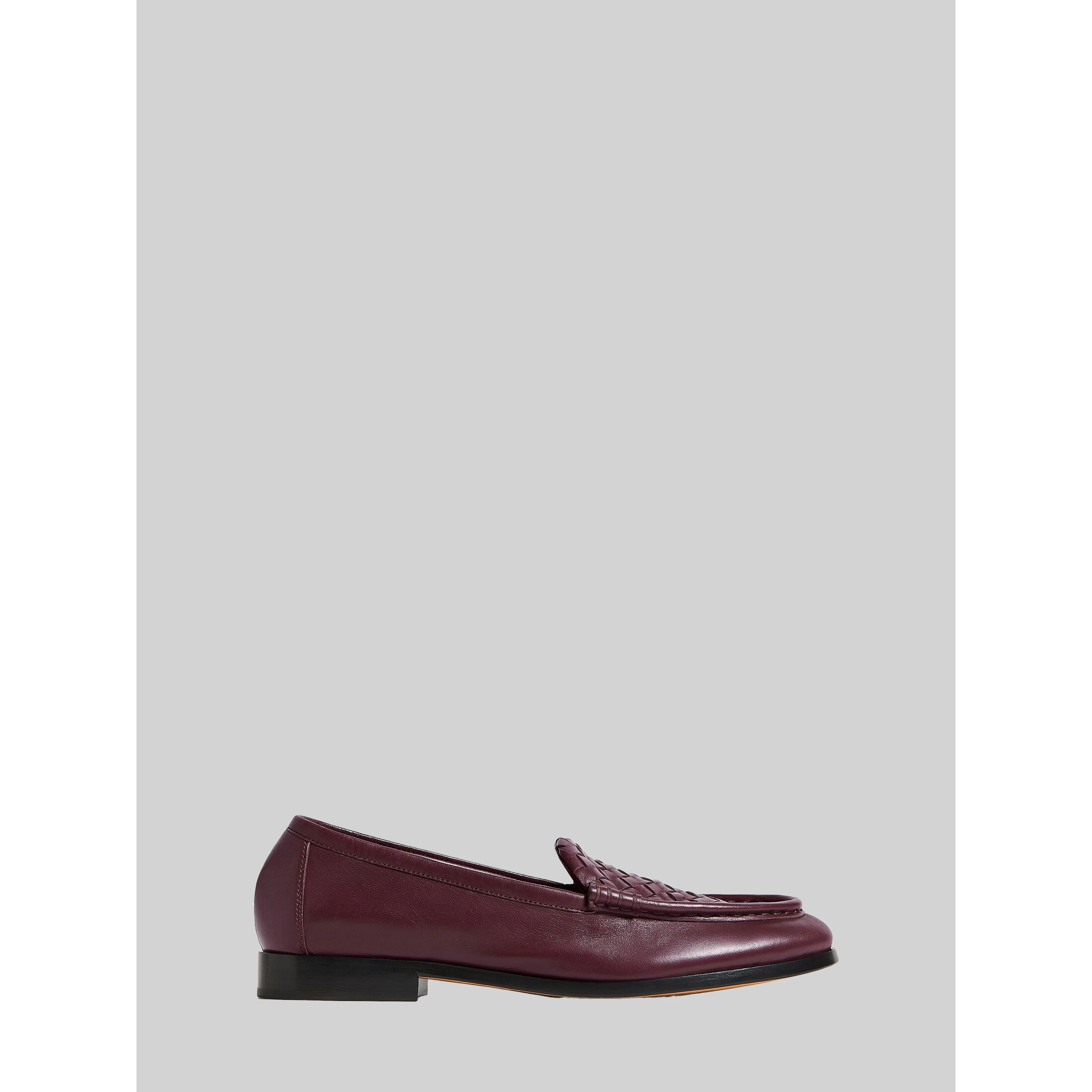 Deep mahogany Silenzio loafers