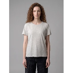Light gray melange Dera T-shirt