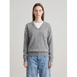 Light gray melange Phora sweater