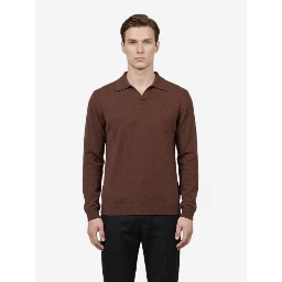 Chocolate Ripley polo shirt.
