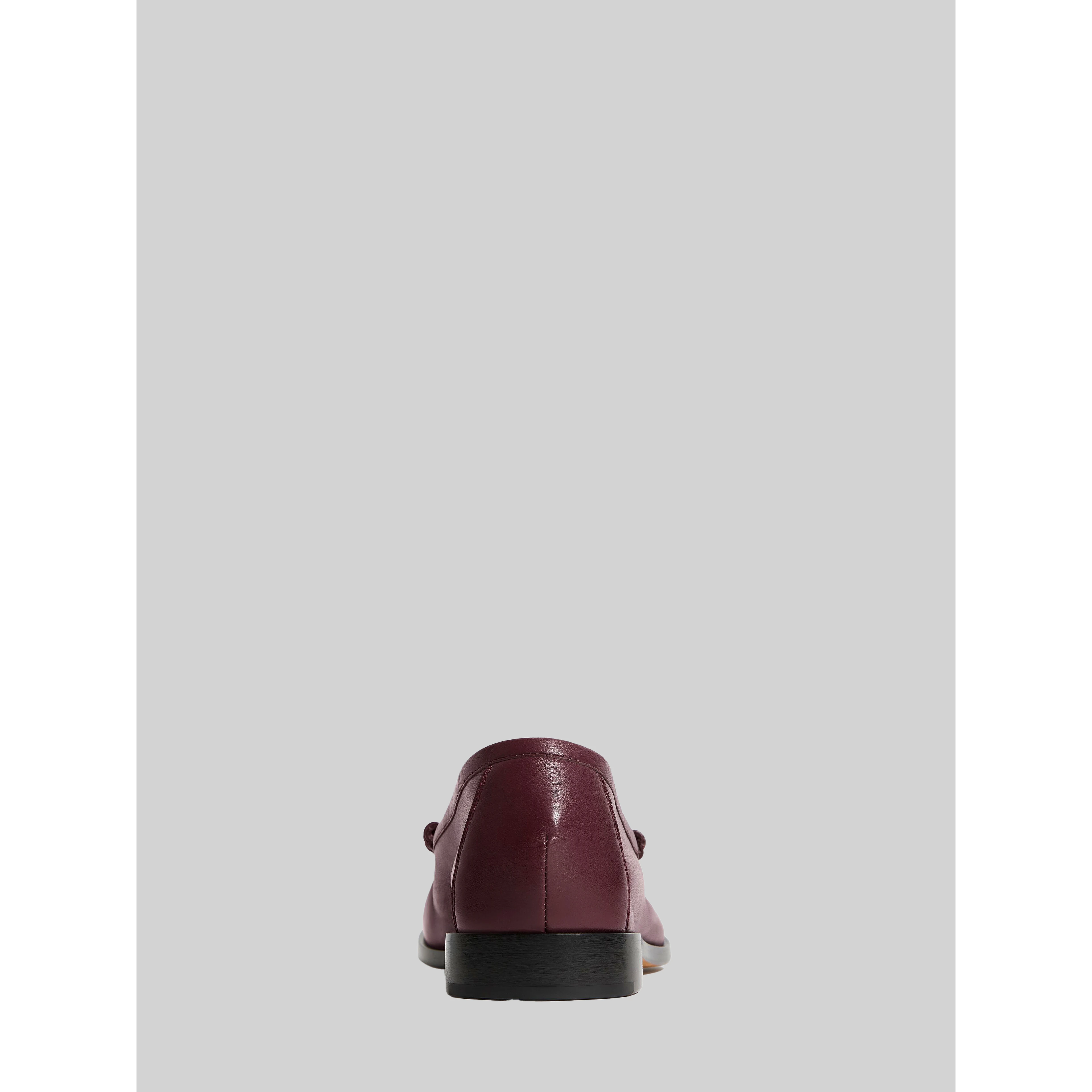 Deep mahogany Silenzio loafers