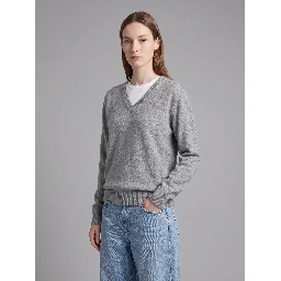 Light gray melange Phora sweater