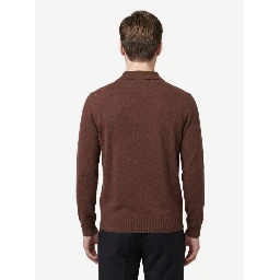 Chocolate Ripley polo shirt.