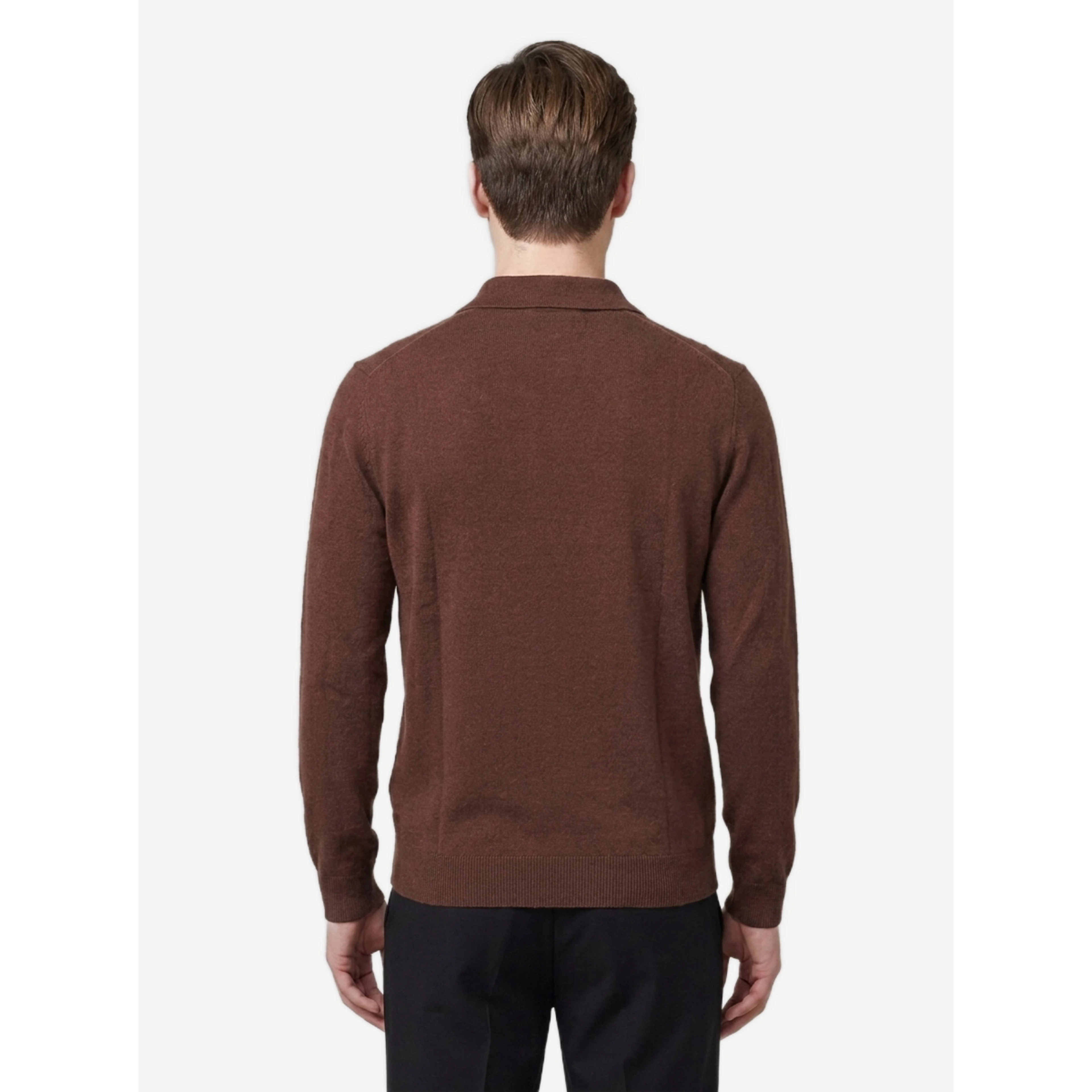Chocolate Ripley polo shirt.