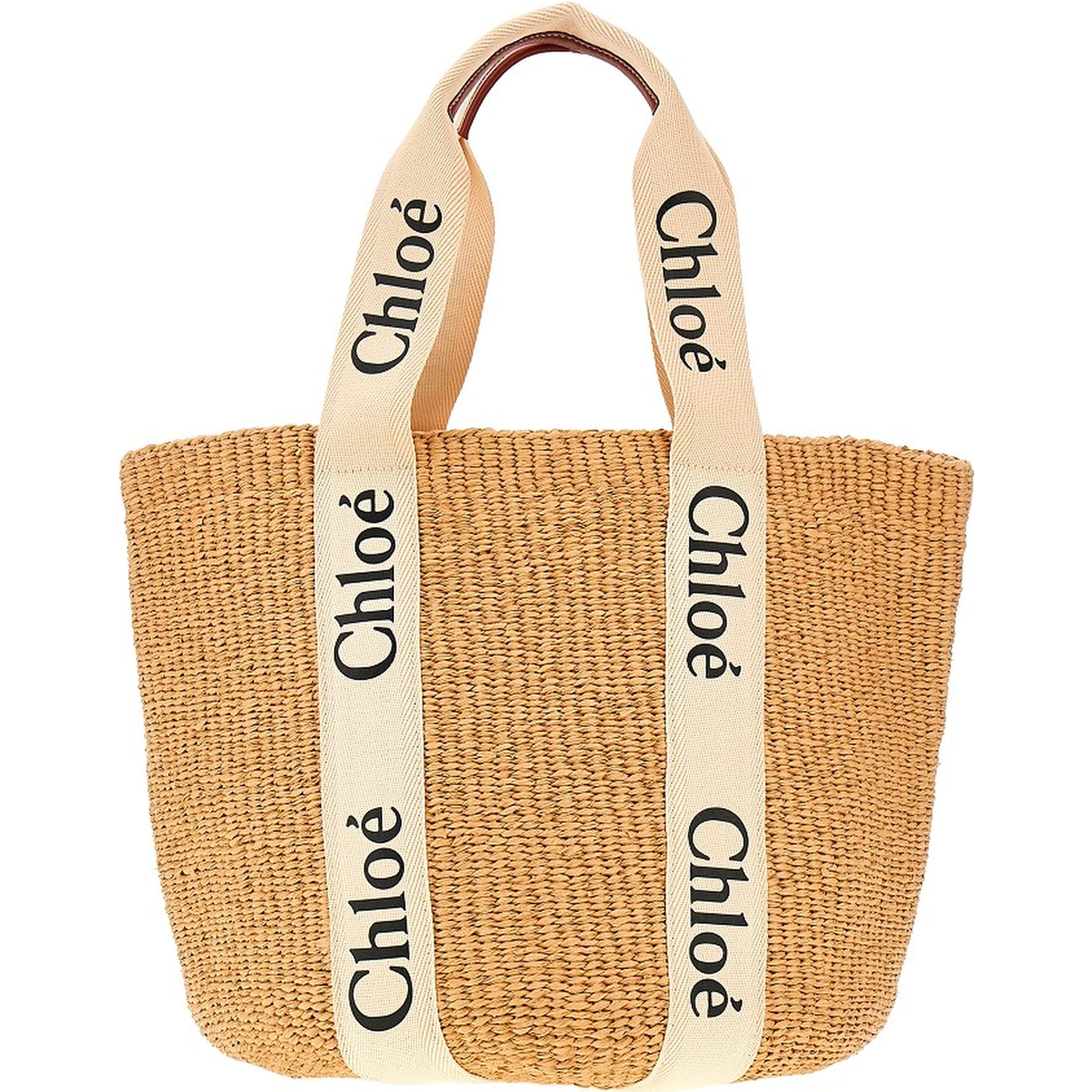 'Woody' large basket bag