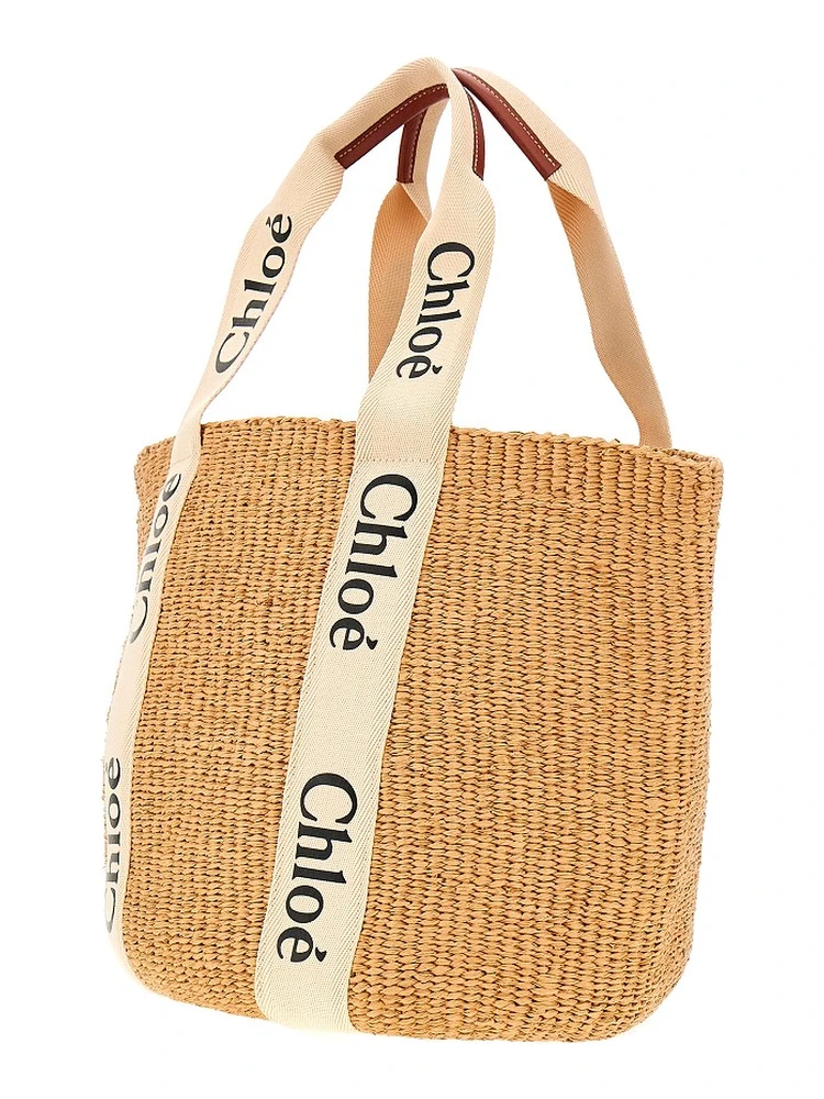 'Woody' large basket bag alternative