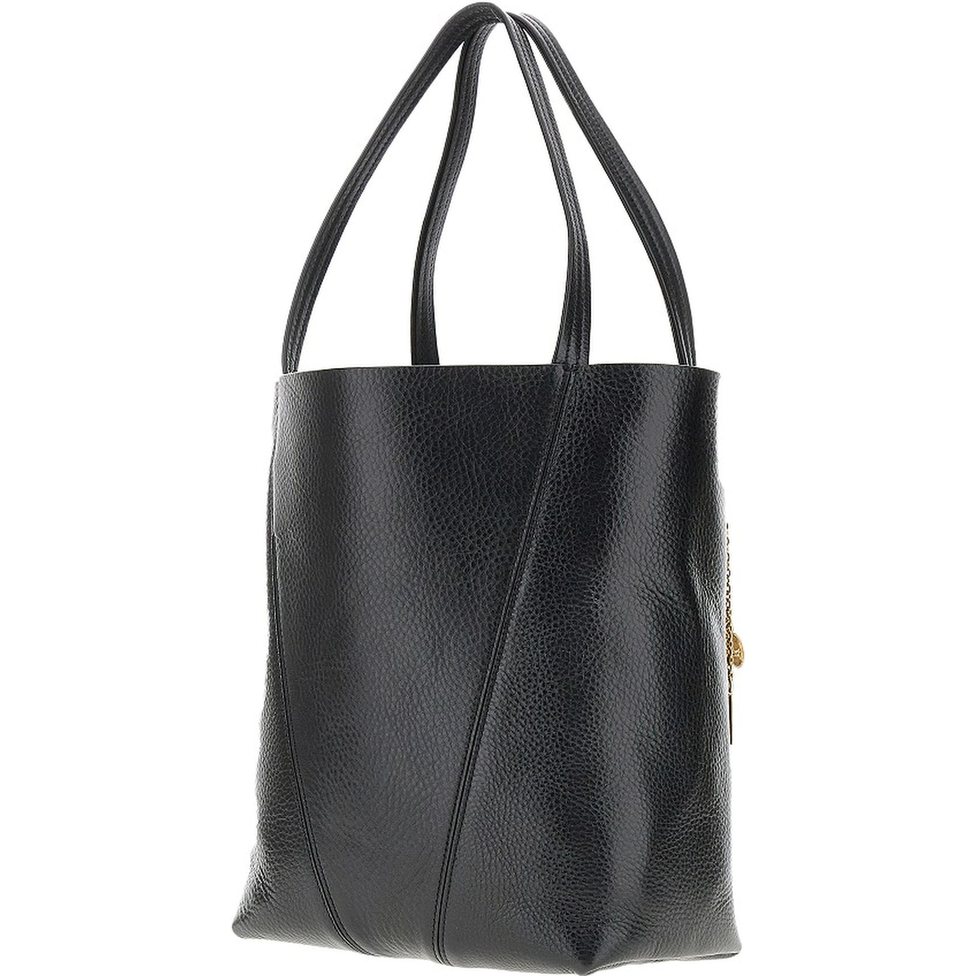 Grained leather medium 'Spin' bag