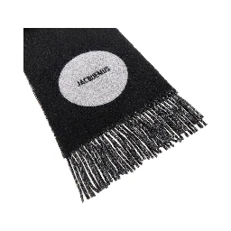 'Rond Carré' wool scarf
