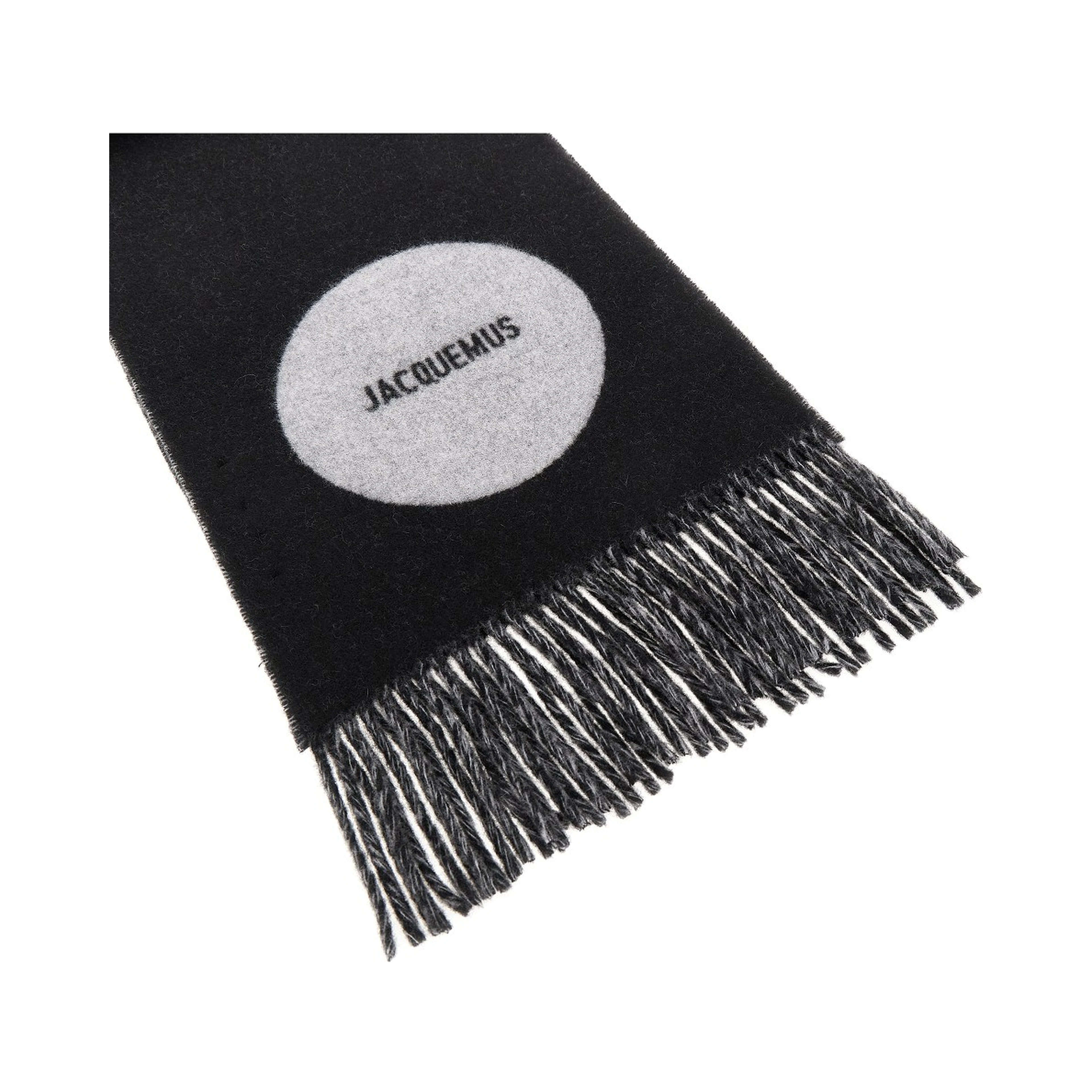 'Rond Carré' wool scarf