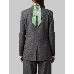 Anthracite double-breasted jacket