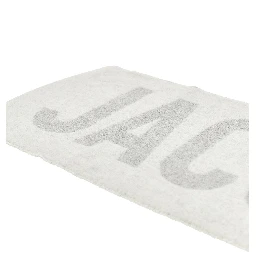 Jacquard logo wool scarf