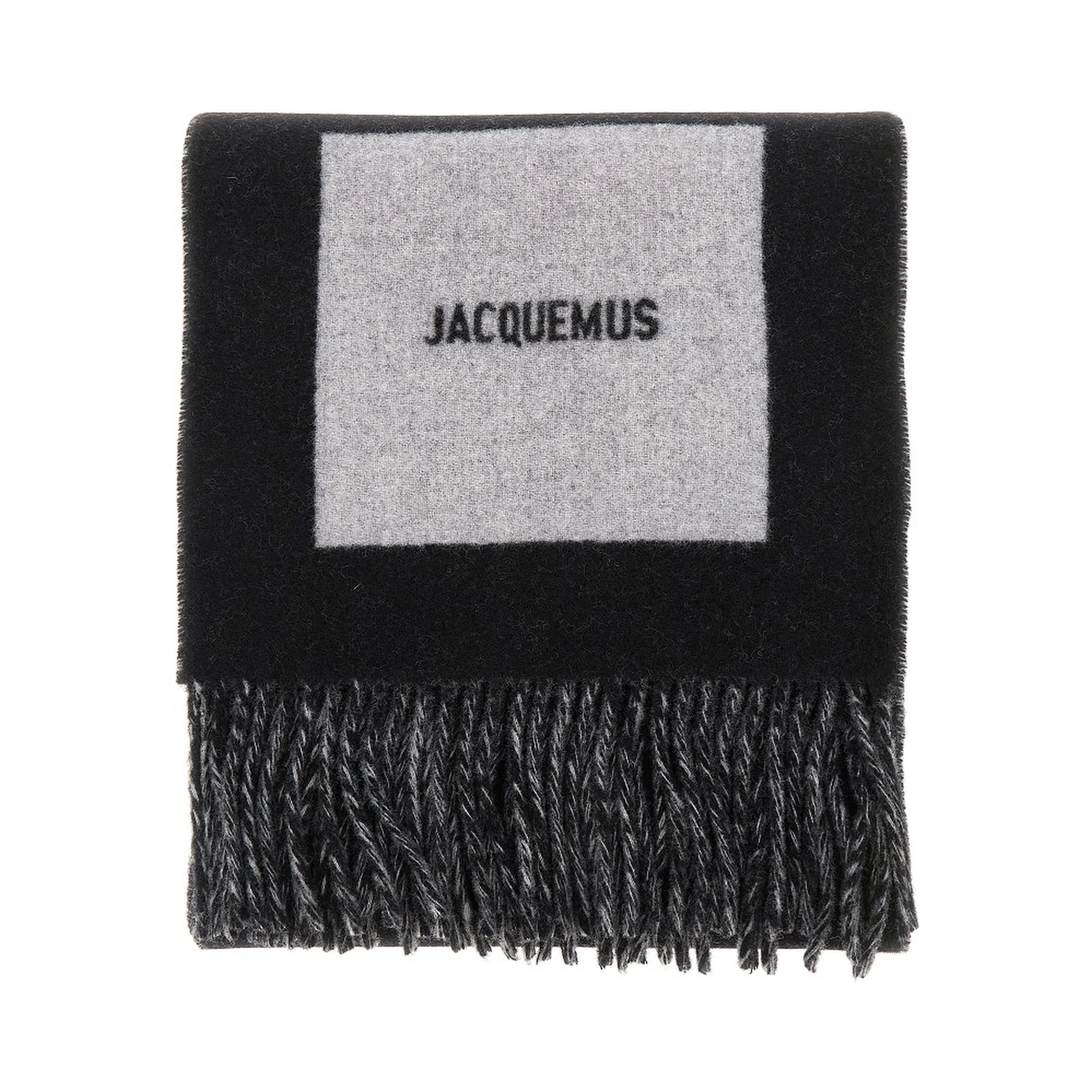 'Rond Carré' wool scarf